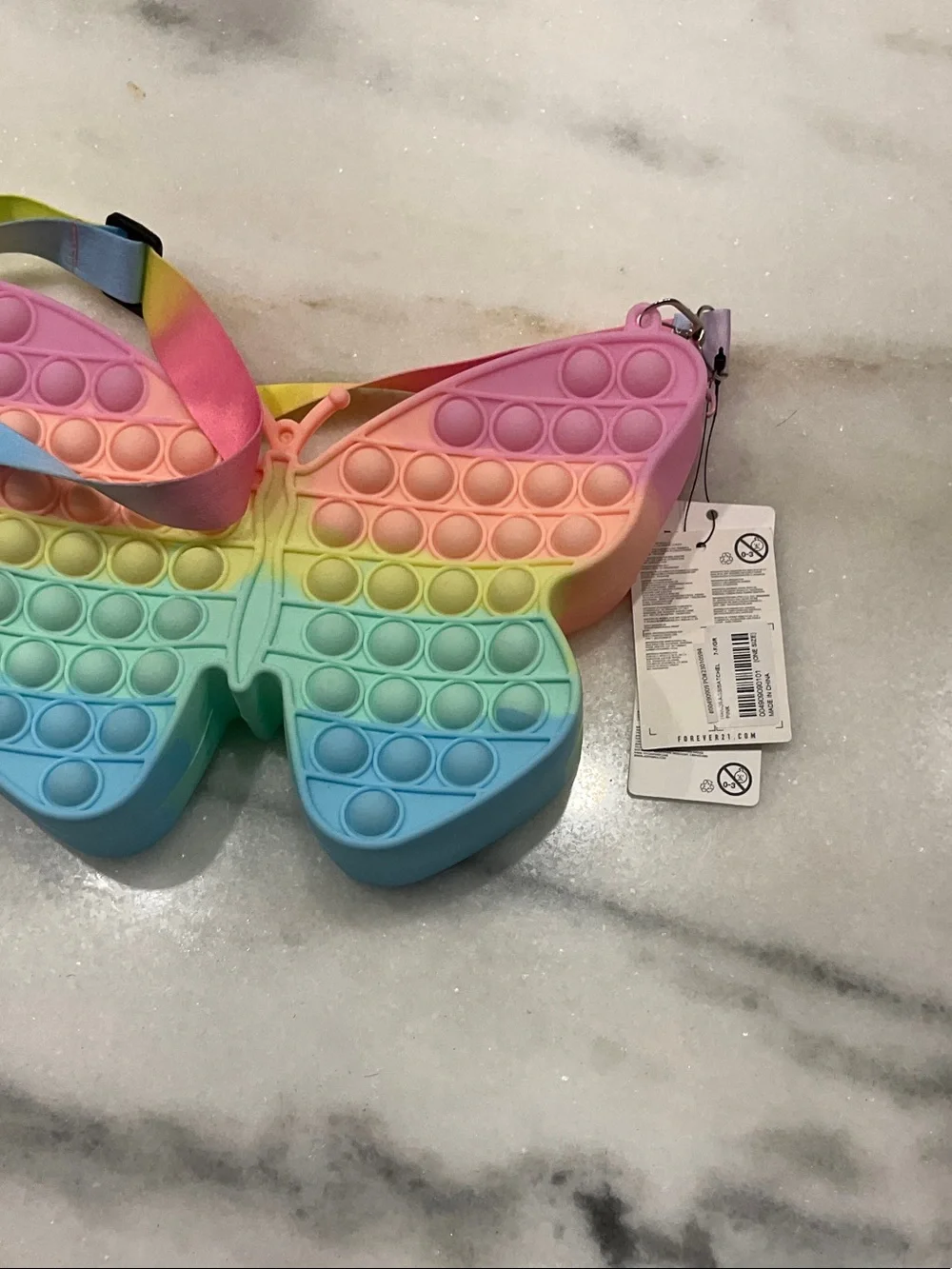 Kids Rainbow Pop-It Crossbody Bag – Unicorn & Butterfly bags!!🦄🦋